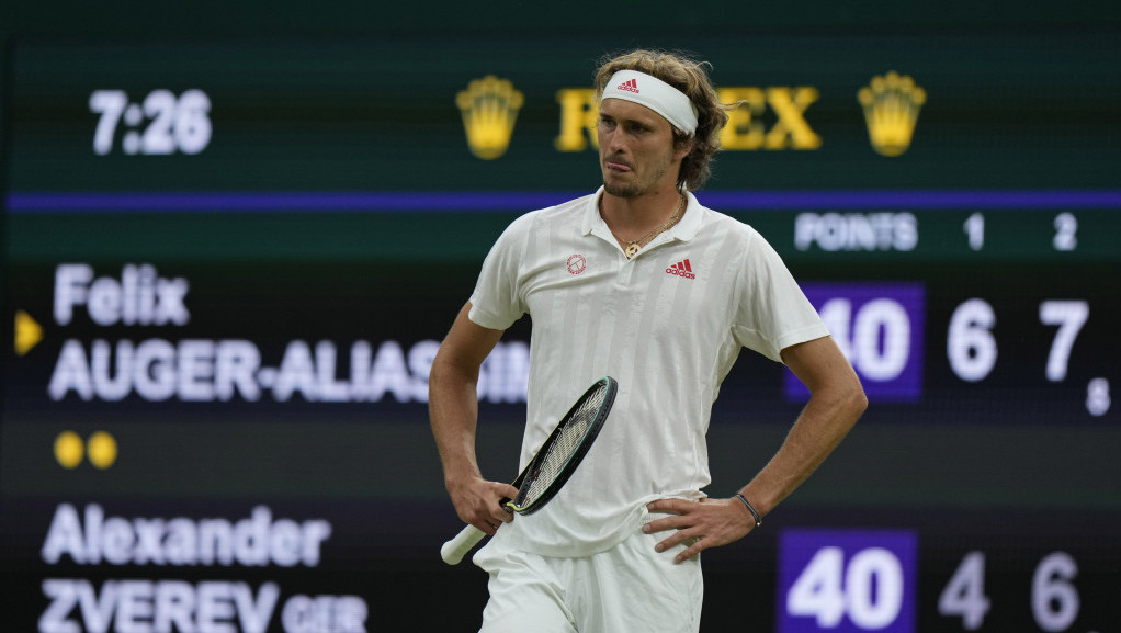 Iznenađenje na Vimbldonu: Aleksandar Zverev eliminisan sa turnira