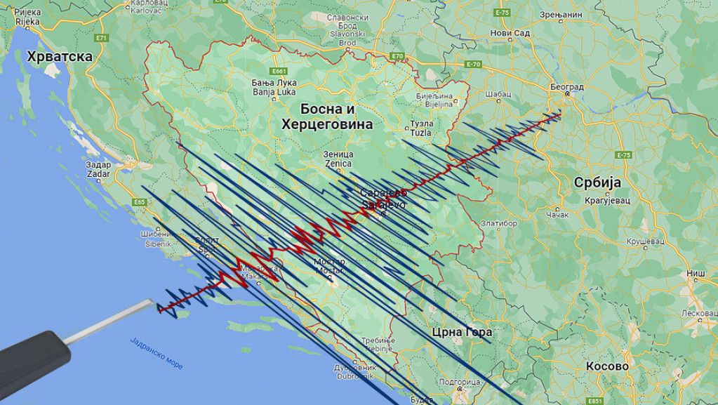 Zemljotres u BiH: Najjače se osetio u Tuzli, građani uznemireni