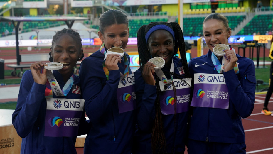 Amerikankama i Kanađanima zlato u štafeti na 4x100 metara