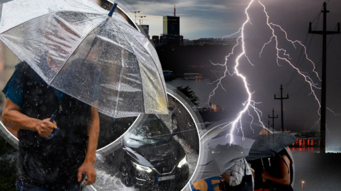 RHMZ upozorava: U naredna dva sata očekuje se kiša u većem delu Srbije