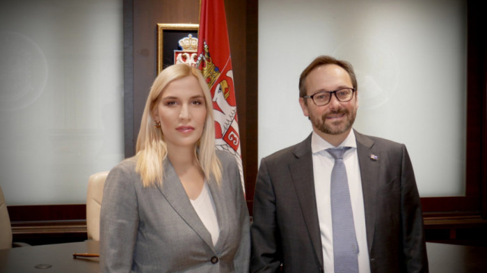 Popović i Žiofre razgovarali o pravnim pitanjima: Cilj usklađivanje pravnog okvira sa ustavnim amandmanima