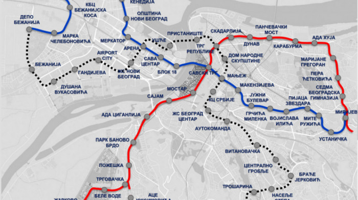 Vlada Srbije donela odluku o eksproprijaciji nepokretnosti za drugu liniju metroa u Zemunu i na Novom Beogradu