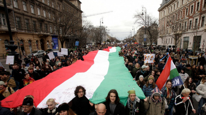 Protesti u Budimpešti protiv vlade Viktora Orbana