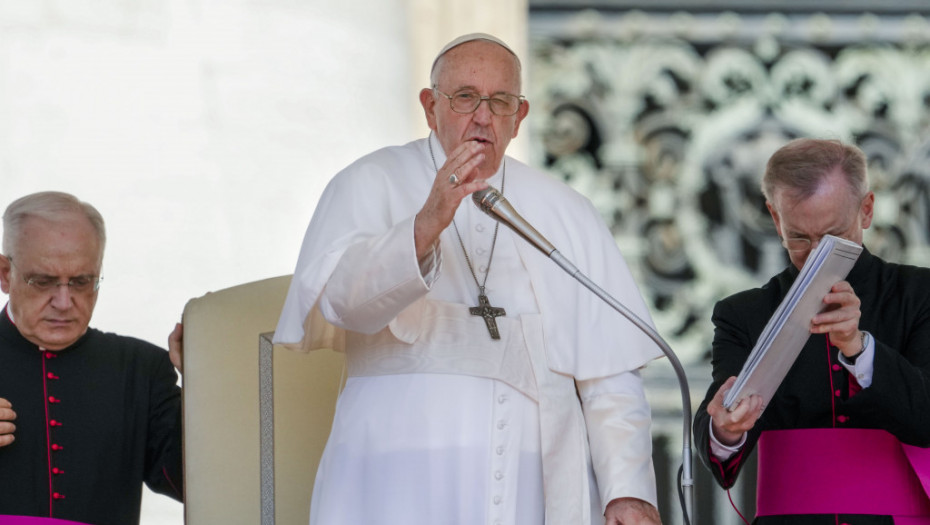 Papa: Uputiti više humanitarne pomoći Gazi, osloboditi taoce koje drži Hamas