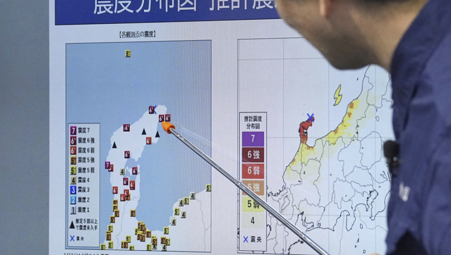 Snažan zemljotres jačine 7,1 stepen pogodio Japan, izdato upozorenje na cunami