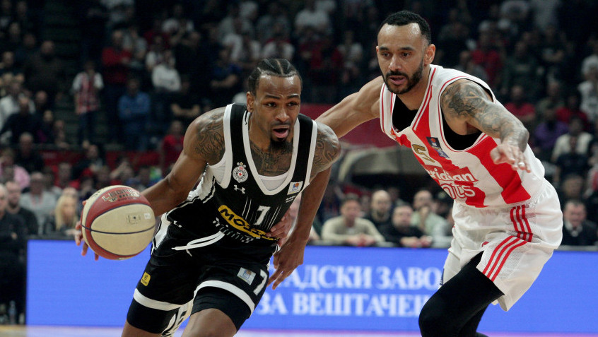 Zvezda posle drame pobedila Partizan i prišla na korak od triple-krune: Ledej promašio brejk u "Pioniru"