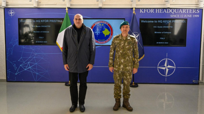 Komandant Kfora sa ministrom odbrane Italije o situaciji na KiM i u regionu