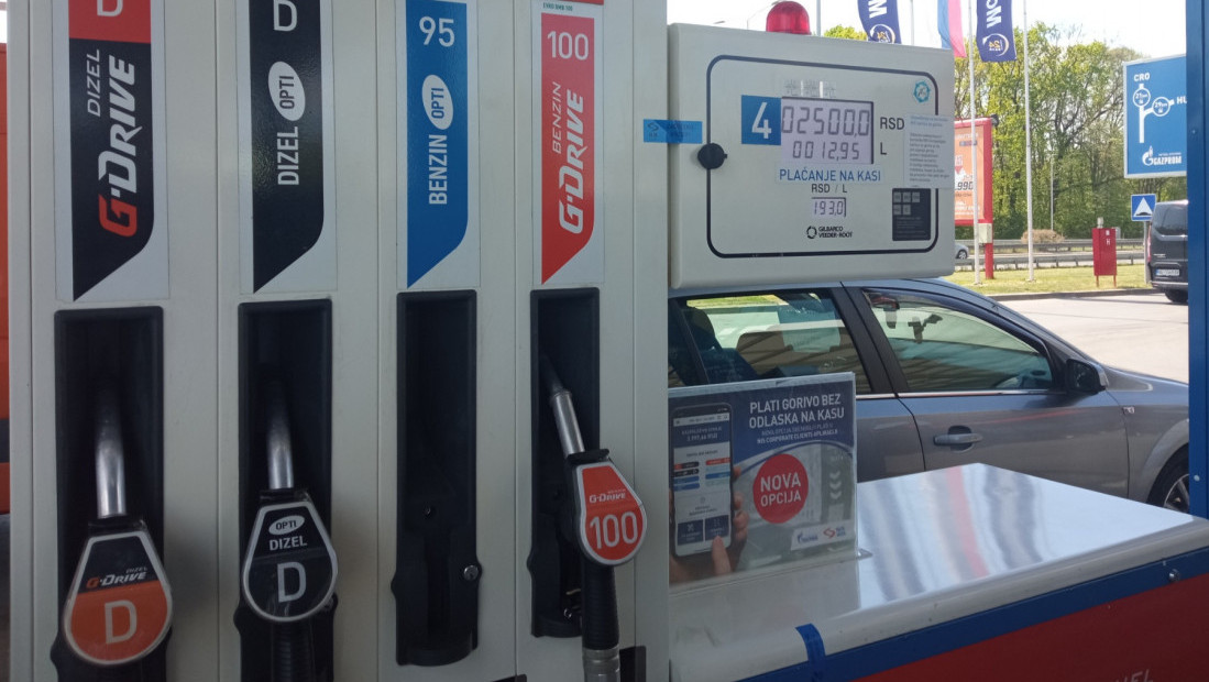 Objavljene nove cene goriva: Benzin pojeftinio, cena dizela ostaje ista
