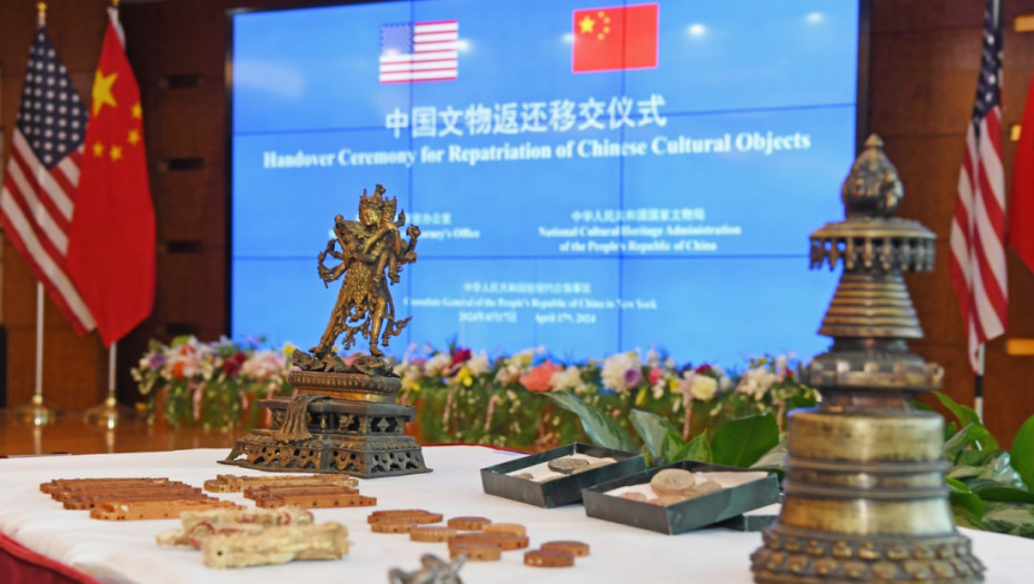 Memorandum o razumevanju: SAD vratile 38 kulturnih artefakata Kini, primopredaja izvršena u Njujorku