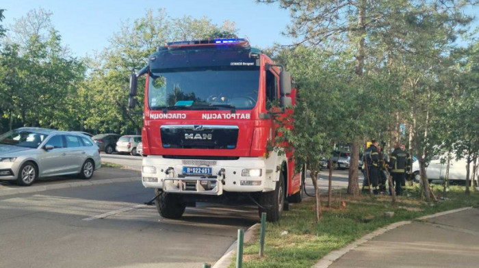 Požar na beogradskom splavu: Gosti evakuisani, vatrogasci izašli na teren (VIDEO)