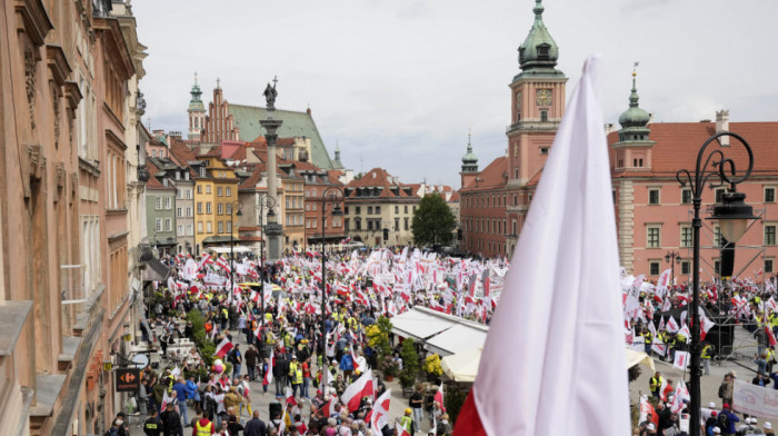 Poljski farmeri na ulicama Varšave u znak protesta zbog Zelenog dogovora