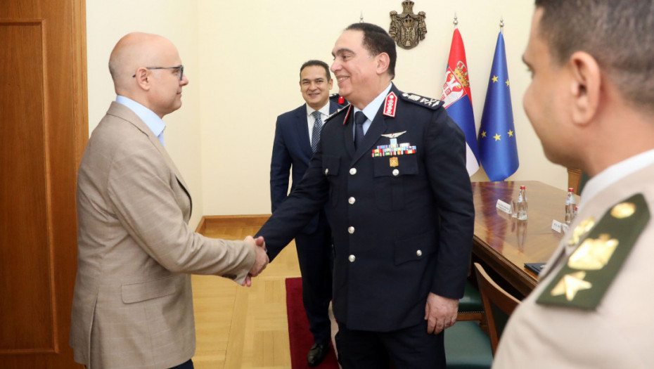 Vučević sa komandantom Vazduhoplovnih snaga Egipta o unapređenju saradnje
