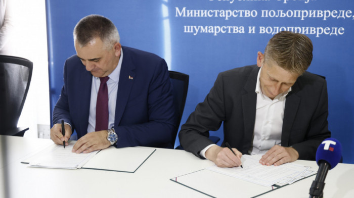 Ministri poljoprivrede Srbije i Republike Srpske potpisali memorandume o saradnji