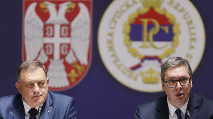 Vučić se sastao sa Dodikom u Beogradu