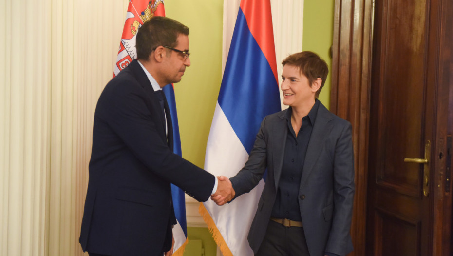 Brnabić sa ambasadorom Sirije: Srbija zainteresovana za razvoj parlamentarne saradnje