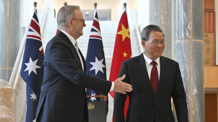 Premijeri Kine i Australije u Kanberi o odnosima dve zemlje