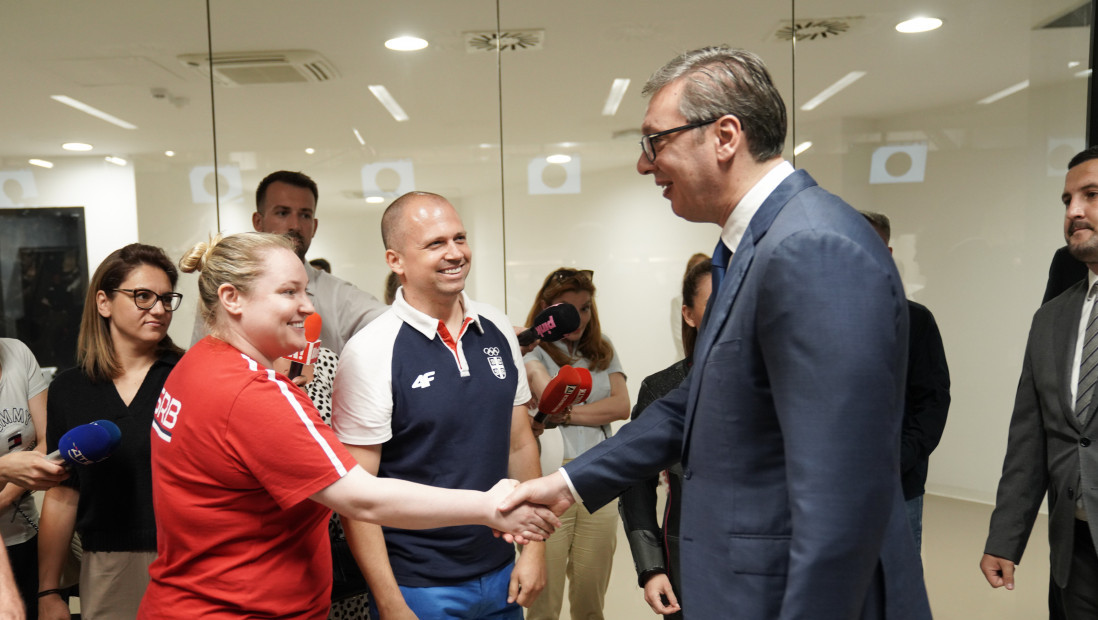 Vučić: Očekujem 10 medalja sa Olimpijskih igara u Parizu, za osvojeno zlato po 200.000 evra