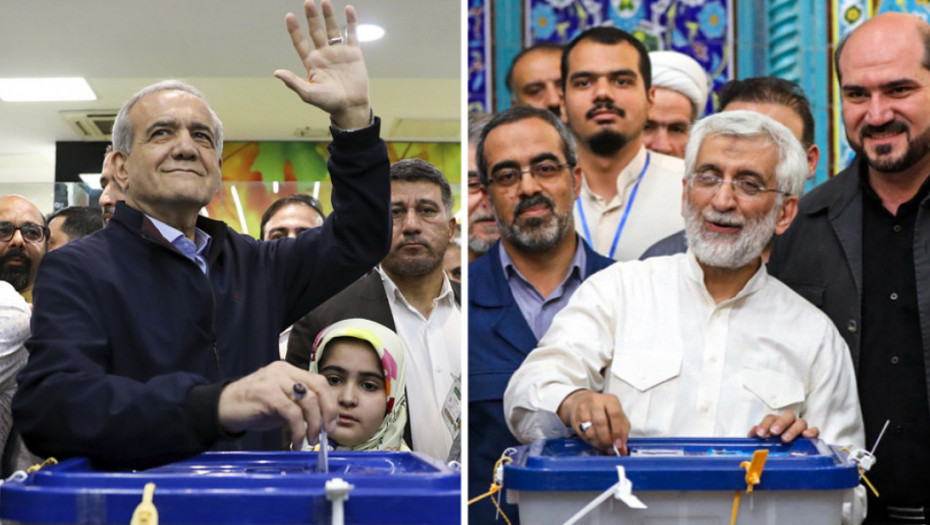 Predsednički izbori u Iranu: Narednog petka drugi krug, rivali Masud Pezeškijan i Said Džali