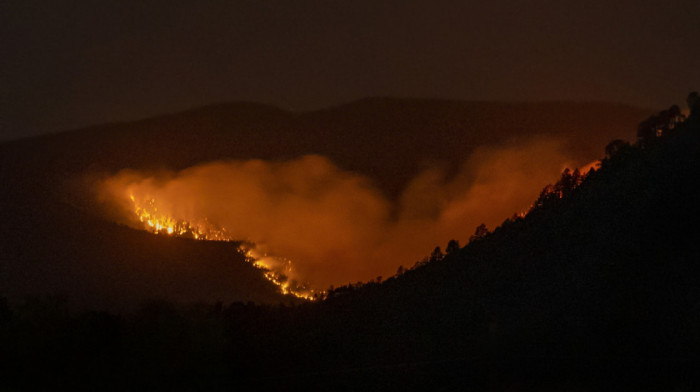 Požar u nepristupačnim brdima iznad Cetinja i Budve, samo kiša može da ga ugasi