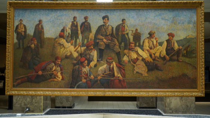 Slika "Ustanak Petra Mrkonjića" predstavljena u Narodnom muzeju