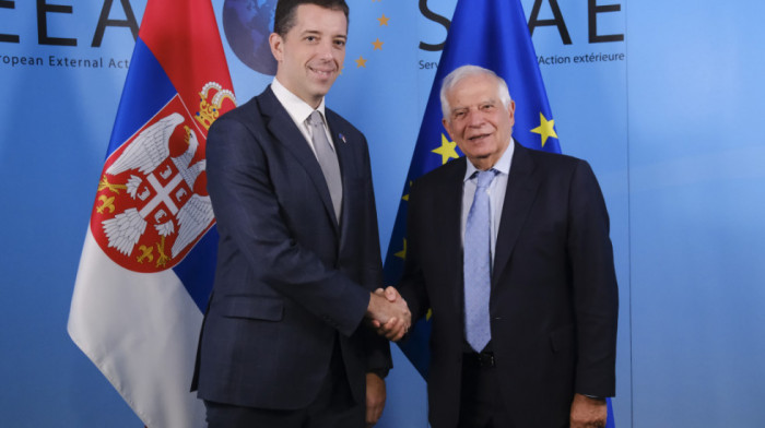 Đurić i Borelj u Briselu o posvećenosti Srbije na putu ka EU: Neophodno usklađivanje sa stavovima i odlukama Unije