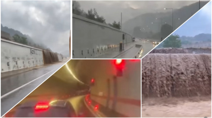 Nevreme u delovima Srbije: RHMZ od jutros izdao više hitnih upozorenja, obustavljen saobraćaj u tunelu Predejane