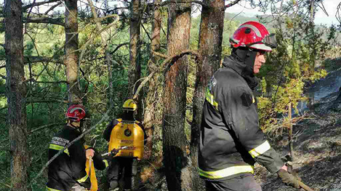 Pripadnici MUP-a i vatrogasci gase požare kod Raške, Bujanovca i na istoku Severne Makedonije