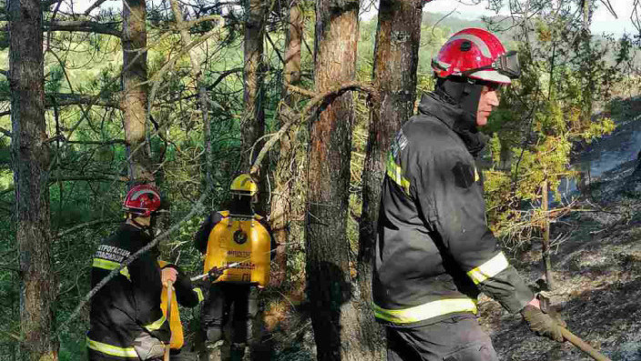 Pripadnici MUP-a i vatrogasci gase požare kod Raške, Bujanovca i na istoku Severne Makedonije