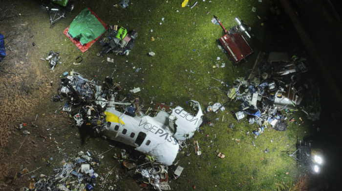 Na mestu pada aviona u državi Sao Paolo pronađena tela svih poginulih