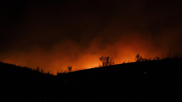 Veliki požar na području Istre, izgorelo 50 hektara šume, vatru gase i kanaderi