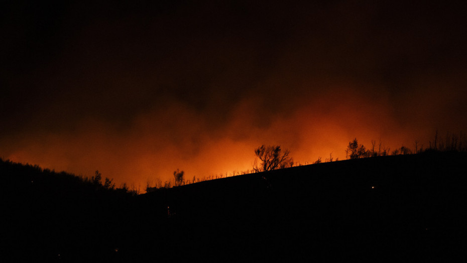 Veliki požar na području Istre, izgorelo 50 hektara šume, vatru gase i kanaderi