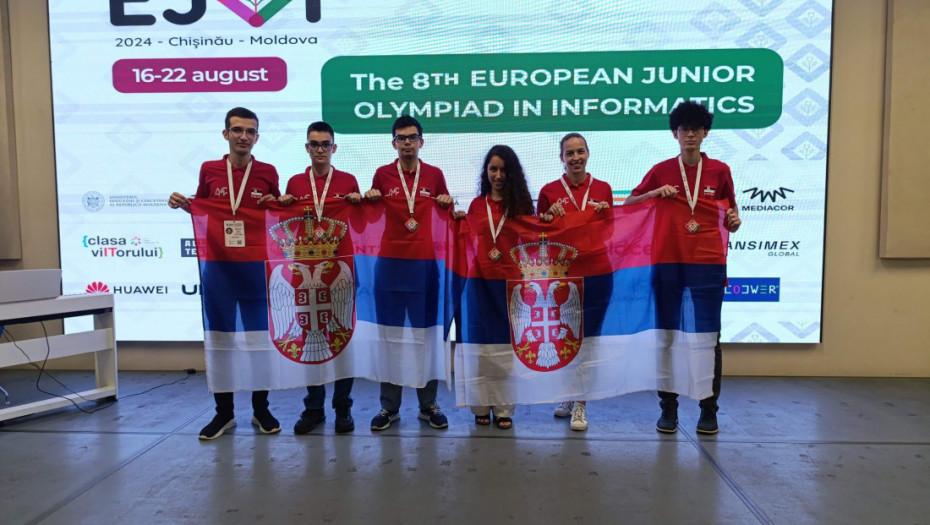 Četiri medalje mladim informatičarima Srbije na olimpijadi u Kišinjevu