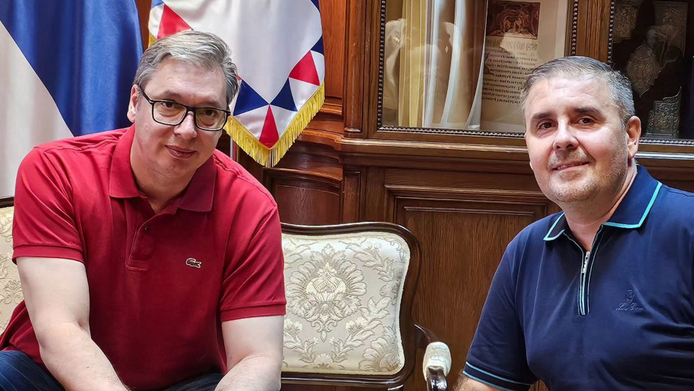 Vučić sa advokatom Nemanjom Berićem: "Hrvatske vlasti ga uhapsile samo zato što je Srbin"