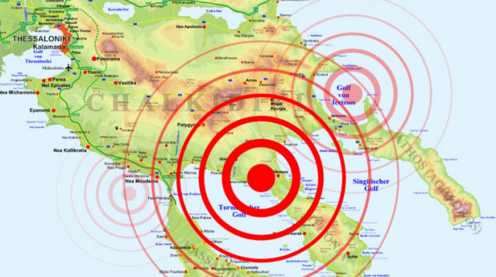 Serija zemljotresa na Halkidikiju: Najsnažniji bio 4,2 stepena Rihterove skale