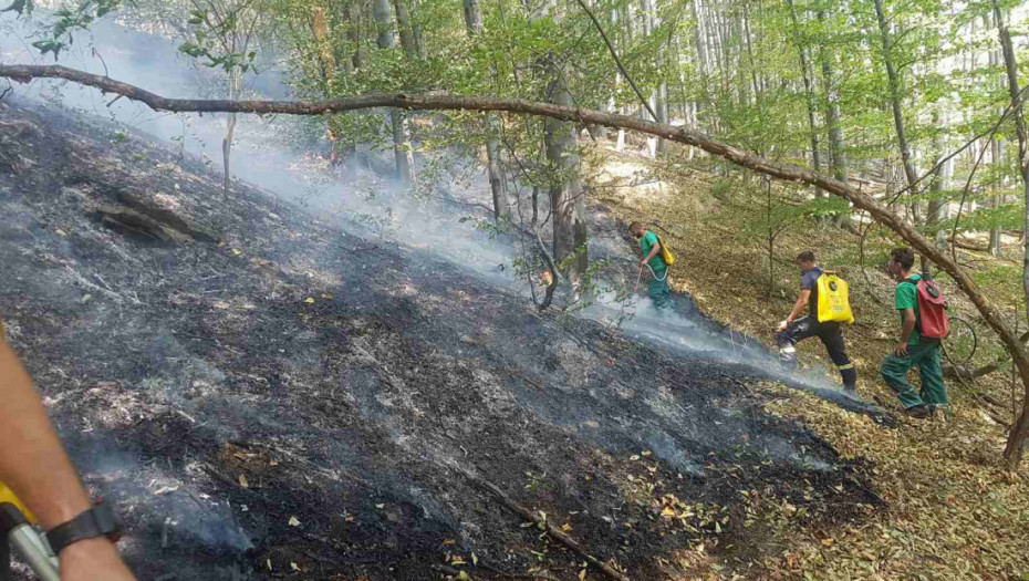 Sektor za vanredne situacije MUP-a:  167 požara na otvorenom za 24 sata