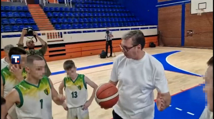 Vučić održao trening juniorima KK Loznica: "Nema puštanja, nema lakih poena"