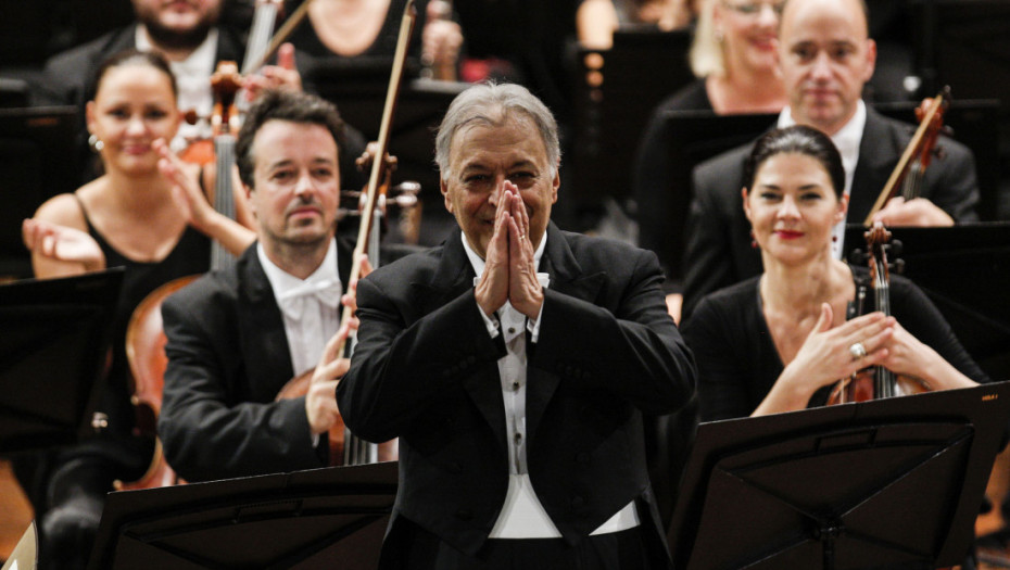 Dirigent Zubin Mehta upravlja Beogradskom filharmonijom na koncertima 11. i 12. oktobra u Kolarcu