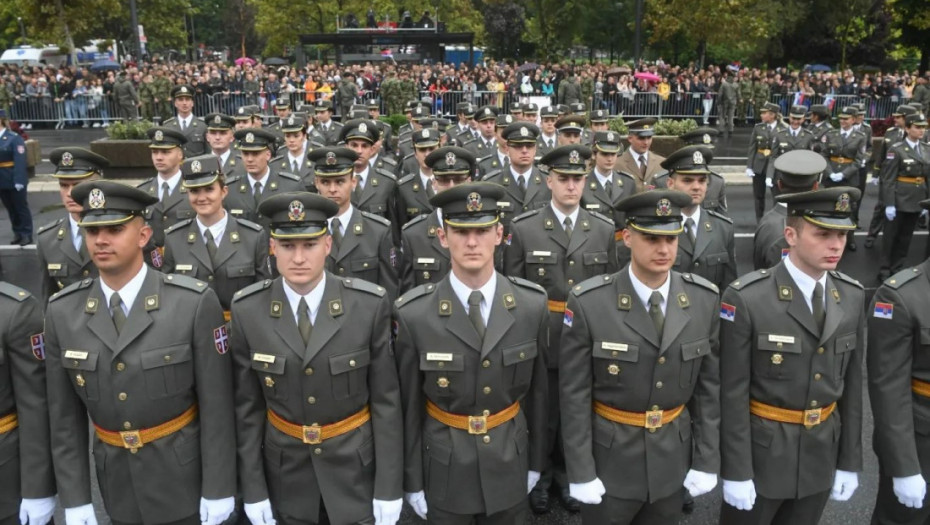 Promocija najmlađih oficira Vojske Srbije u subotu ispred Narodne skupštine