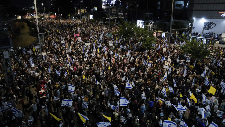 Završen antivladin protest u Tel Avivu, organizatori kažu da je bilo više stotina hiljada ljudi