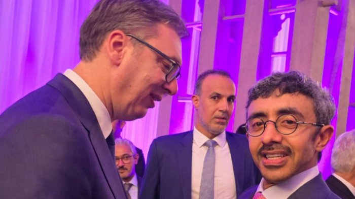 Vučić na prijemu šefa diplomatije UAE bin Zajeda u Njujorku