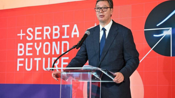 Vučić na prijemu "Serbia Beyond Future" u sedištu UN: Srbija želi da prednjači u novim tehnologijama i AI