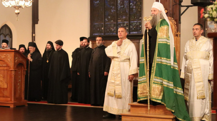 Patrijarh Porfirije služio svetu liturgiju u Montrealu, gde srpska zajednica živi duže od 100 godina