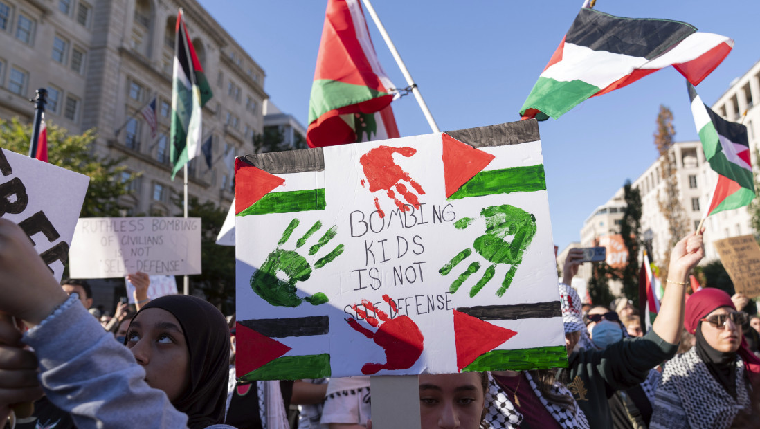 Muškarac se zapalio tokom propalestinskih demonstracija u Vašingtonu