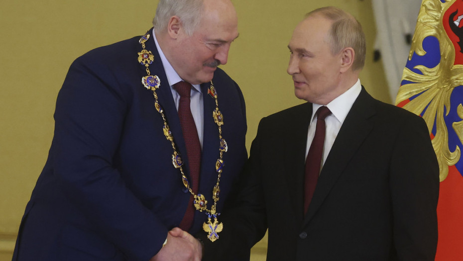 Putin uručio Lukašenku orden Svetog Andreja Prvozvanog