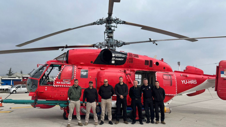 MUP Srbije uputio u Grčku helikopter kao pomoć u gašenju požara u regionu Kavale