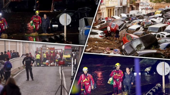 Strašni snimci iz Španije: Poplava nosi vozila kao lišće, besni oluja, spasioci pretražuju ruševine razorenih naselja