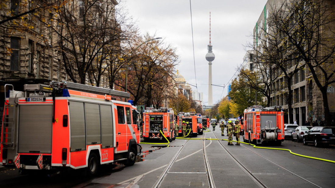 Požar u Berlinu: Nekoliko ljudi povređeno kada se zapalio restoran u prizemlju stambene zgrade