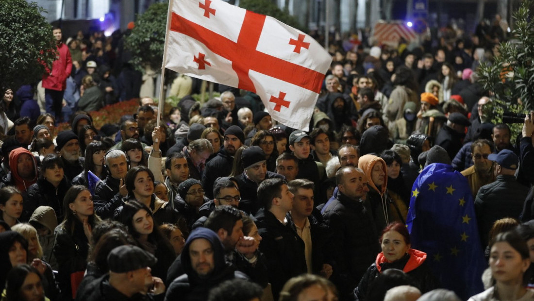 Protesti u Tbilisiju zbog navodne izborne prevare stranke Gruzijski san