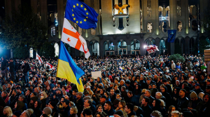 Opozicija protestuje na ulicama Tbilisija pod sloganom "Ne ruskim izborima"