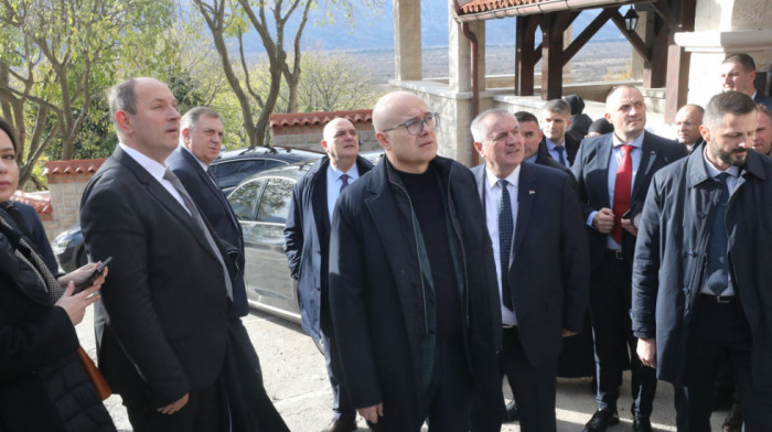 Vučević u poseti selu Mrkonjići, rodnom mestu Svetog Vasilija Ostroškog